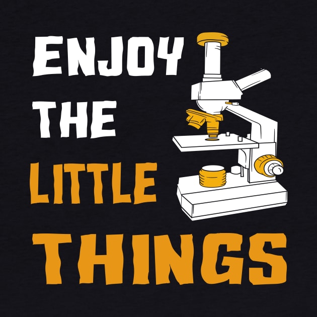 enjoy the little things microbiology microscope gift by Lomitasu